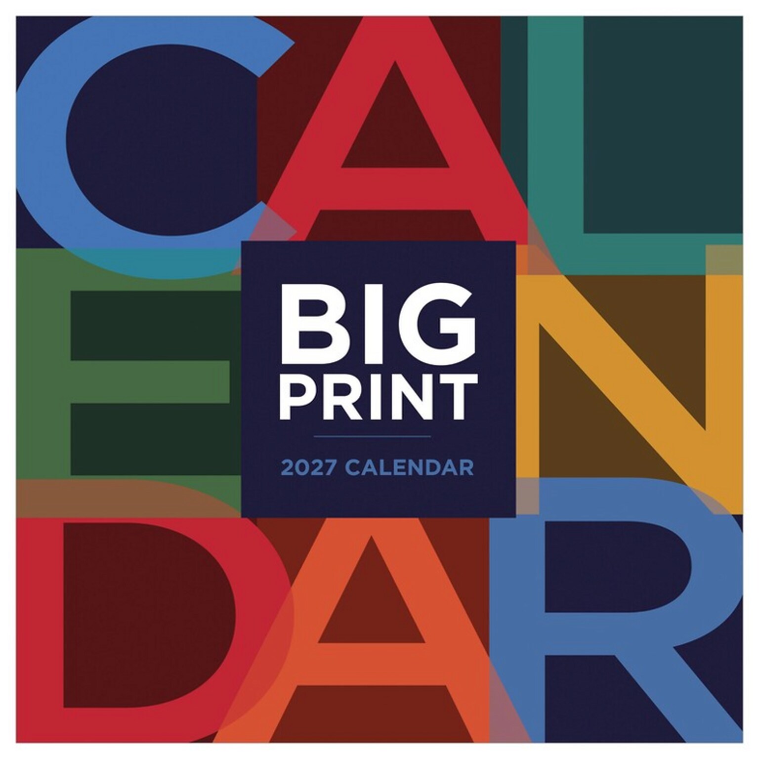 2027 TF Publishing Big Print 12 x 12 Monthly Wall Calendar, Multicolored (27-1104)