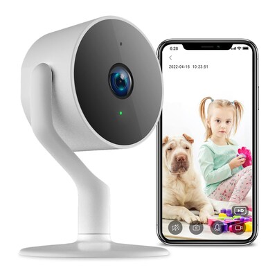 eco4life Wi-Fi FHD Smart IP Security Camera, White (SC-RIPC-8C)