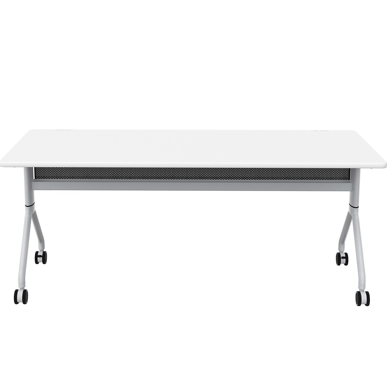 Safco Rumba Training Room Table, 30 x 72, Designer White (RBA7230FLSLDSWT)