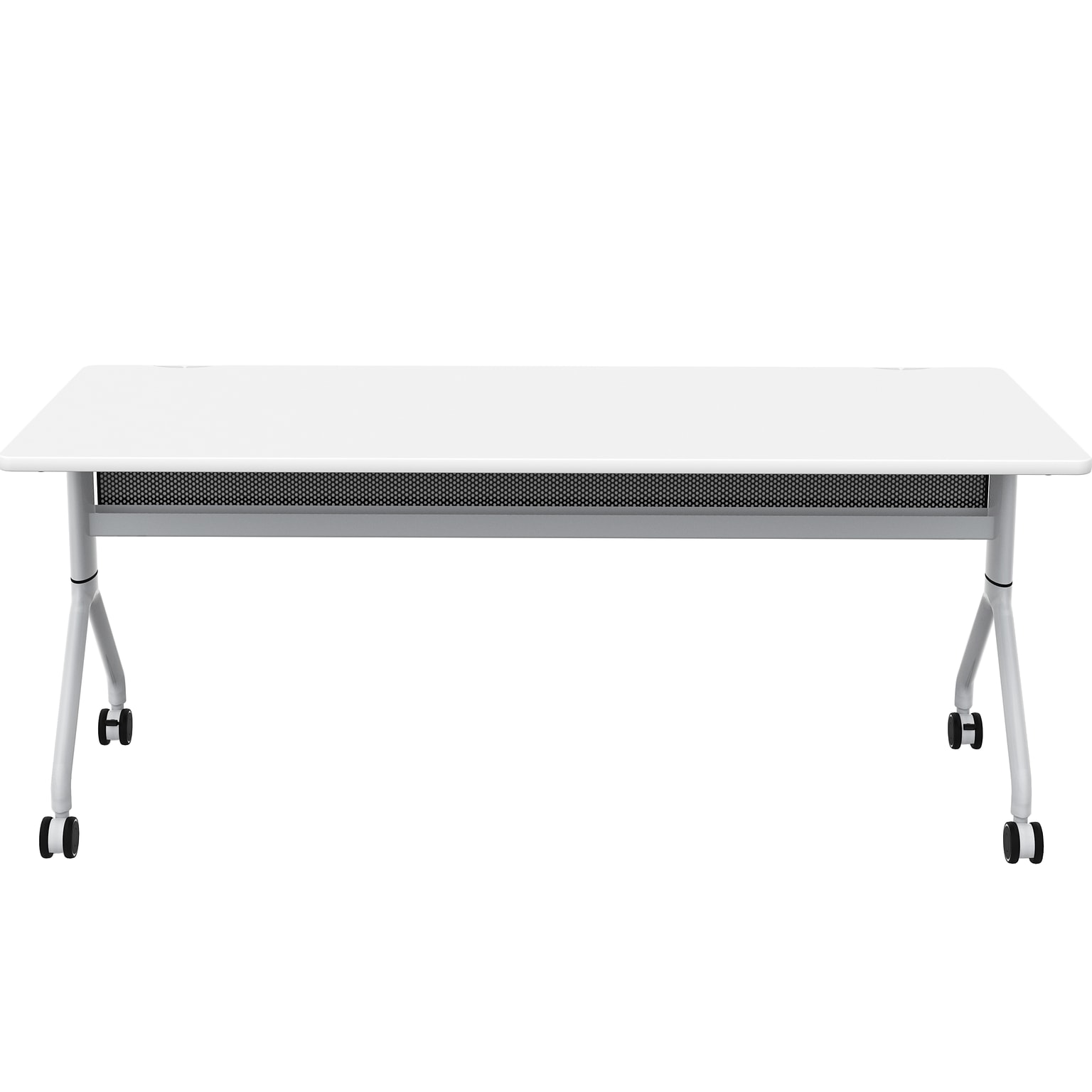 Safco Rumba Training Room Table, 30 x 72, Designer White (RBA7230FLSLDSWT)