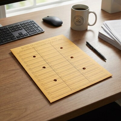 Staples Adhesive Inter-Departmental Kraft Envelope, 10" x 13", Brown, 100/Box (SPL391542)