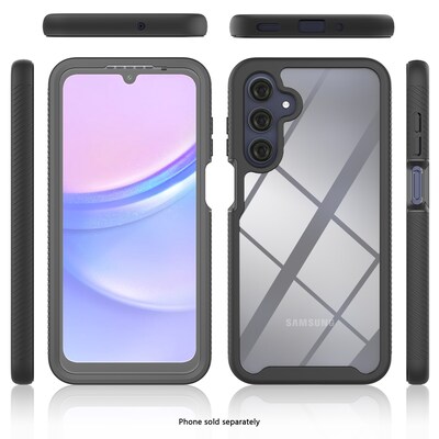 SaharaCase Raider Rugged Case for Galaxy A16 5G, Shock Absorbing, Black (CP00722)