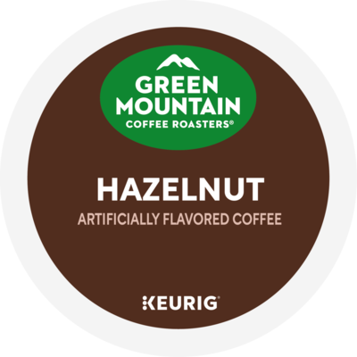 Green Mountain Hazelnut Coffee Keurig® K-Cup® Pods, Light Roast, 24/Box (5000330120)