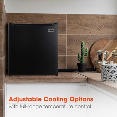 Magic Chef Reversible Door Refrigerator, 1.7 Cu. Ft., Black (HMAR170BE)