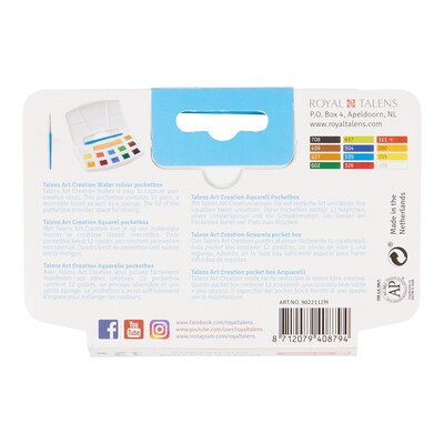 Talens Art Creation Watercolor Paint, Assorted Colors (TLN9022112M)