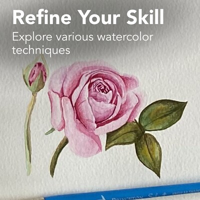 Canson XL Series Watercolor Paper, 24.25 x 36.25, White, 50 Sheets/Box (MCXC100511151)