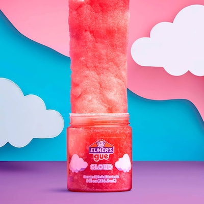 Elmer’s Gue Cloud Slime, 8 oz., Blue/Pink, 2/Pack (2223188)