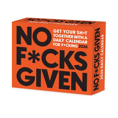 2026 Willow Creek No F*cks Given 6.2" x 5.4" Day-to-Day Calendar (54338)