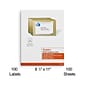 Staples® Laser/Inkjet Shipping Labels, 8 1/2" x 11", White, 1 Label/Sheet, 100 Sheets/Box (ST18062-CC)