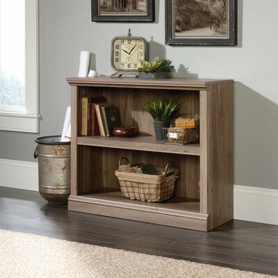 Sauder Select 30H 2-Shelf Bookcase, Salt Oak (420179)