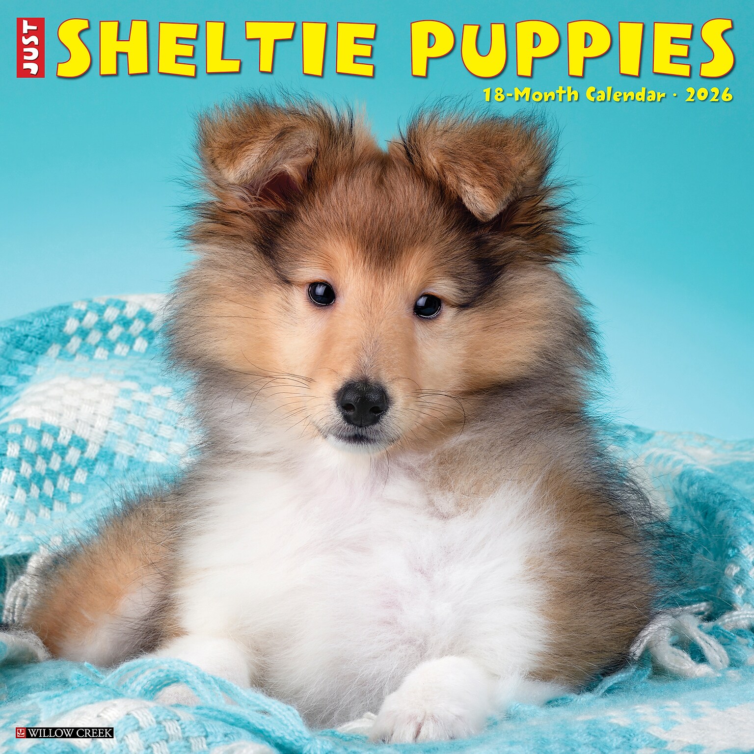 2026 Willow Creek Sheltie Puppies 12 x 12 Monthly Wall Calendar (52754)