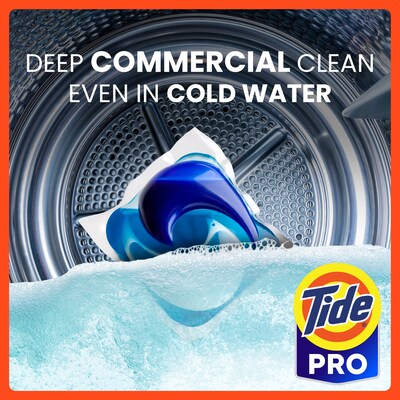 Tide Professional HE Laundry Detergent Capsule, 101 Oz., 63 Capsules/Pack (14053)