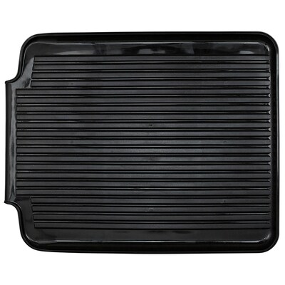 Better Houseware Jr. Plastic Dish Rack, Black (BTH01482E)