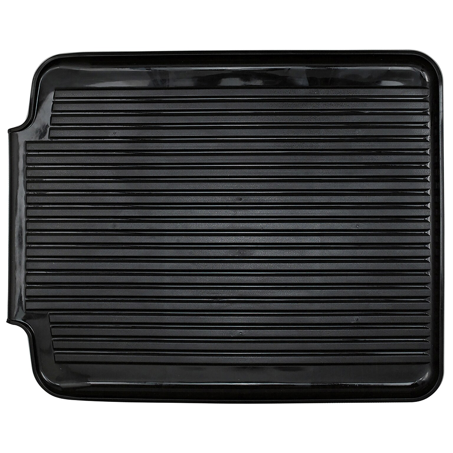 Better Houseware Jr. Plastic Dish Rack, Black (BTH01482E)