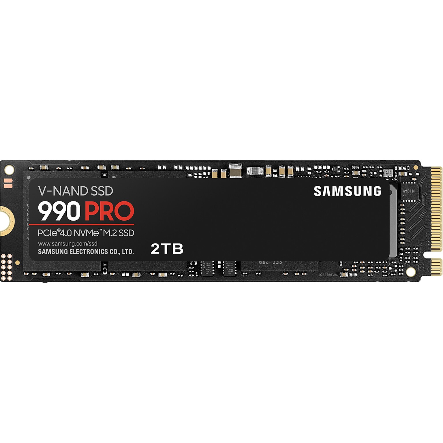 Samsung 990 PRO 2TB M.2 PCI Express 4.0 Internal Solid-State Drive, V-NAND (MZ-V9P2T0B/AM)