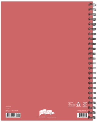 2025-2026 Willow Creek Pink Florals 8.5 x 11 Academic Year Weekly & Monthly Planner, Multicolored