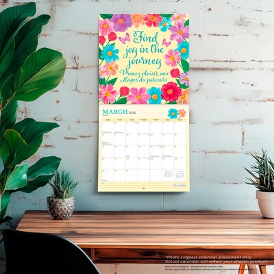 2026 BrownTrout Bonnie Marcus 12" x 12" Monthly Wall Calendar (9798330707294)
