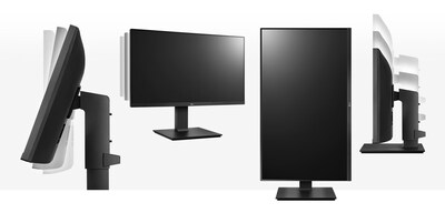 LG 24 FHD IPS 60Hz Monitor, Height Adjustable, Black (24BP450Y-I)