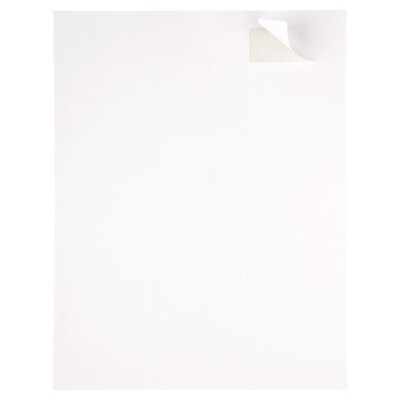 JAM Paper Laser/Inkjet Address Labels, 1" x 2 5/8", White, 30 Labels/Sheet, 4 Sheets/Pack (4062900)