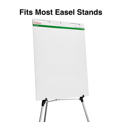 Staples Easel Pads, 27 x 35, White, 50 Sheets/Pad, 4 Pads/Carton  (ST17641)