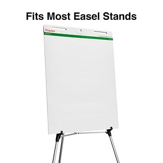 Sustainable Earth By Staples - Easel pad - 27 in x 34 in - 50 sheets - white - ruled