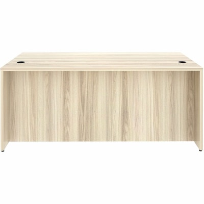 Lorell Essentials 70.9" W Executive Desk Shell, Modern Elm (LLR66301)