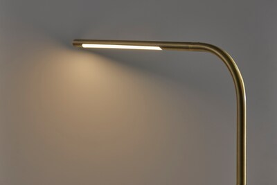 Adesso Cullen LED Desk Lamp, 24"H, Antique Brass (4353-21)
