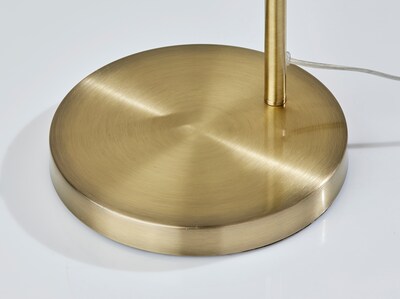 Simplee Adesso Tahoma 59"H Antique Brass Floor Lamp with Rope Shade (SL9501-21)