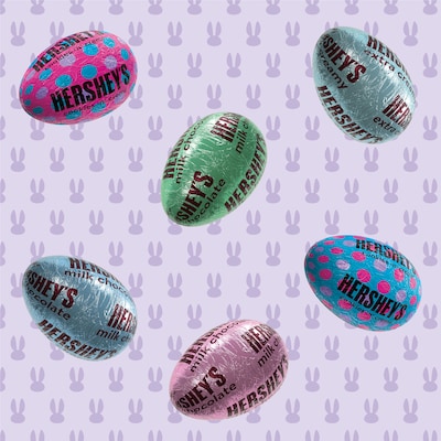 HERSHEY'S Assorted Chocolate Eggs Candy Variety Bag, 29.33 oz. (HEC46193)
