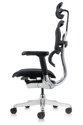 Eurotech Ergohuman Gen2 High-Back Mesh Office Chair w/ Headrest, Black (ME7ERG-GEN2-BLK)