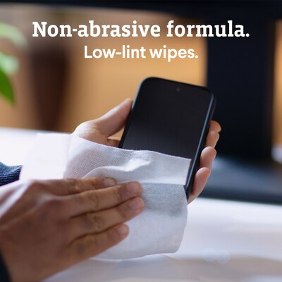CloroxPro Clorox Screen+ Sanitizing Wipes, Bleach Free, Citrus Blend Scent, 75 Wipes/Container (60724)