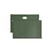 Smead Recycled Hanging File Pocket, 1.75 Expansion, Legal Size, Standard Green, 25/Box (64318)