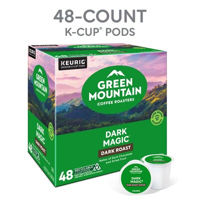 Green Mountain Dark Magic Coffee Keurig® K-Cup® Pods, Dark Roast, 48/Box (81911/15171)