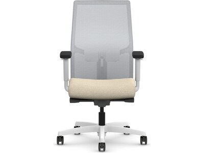 HON Ignition 2.0 Fabric/Mesh Swivel Task Chair, Biscotti/Designer White (HIWMMKD.Y2.A.H.IF.HAML11.DW.SB.DWX)