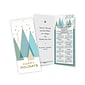 Custom Folded Calendar Cards, 3.625" x 8.5", 12 Pt. Coated Stock, 100/Pack