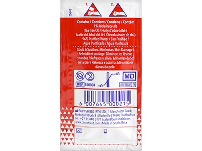 Burnshield Sterile Hydrogel Burn Dressing, 0.13 Oz., 100/Pack (550004)