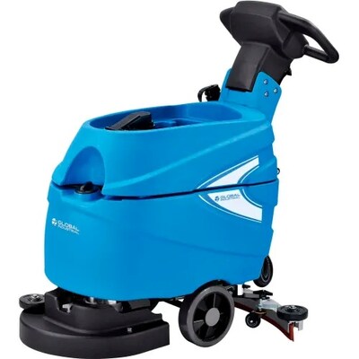 Global Industrial Electric Walk-Behind Corded Auto Floor Scrubber, 17" Cleaning Path (641410)