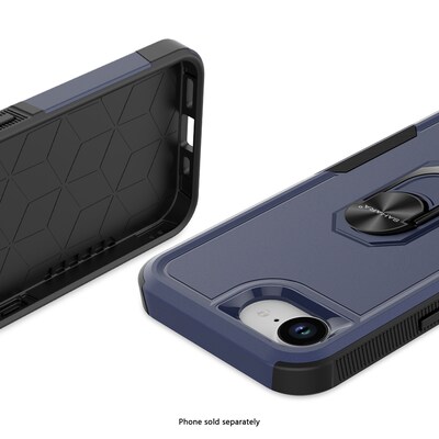 SaharaCase Raider Series Phone Case for iPhone 16e, Shock Absorbing, Midnight Blue (CP00820)