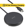 NXT Technologies™ Wireless Magnetic Charger Bundle for Most Smartphones, Black (NX60457)