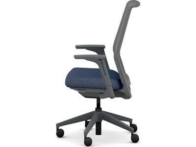 HON Cipher Mesh/Fabric Swivel Task Chair, Navy/Charcoal (HCFRT.STC.H.S.IC.APX13.TC00.AL.RE.SB.S)