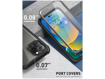 i-Blason Ares Black Case for iPhone 14 Pro (iPhone2022Pro-6.1-Ares-SP-Black)