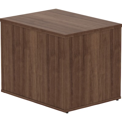Lorell Relevance File Cabinet, 23.1"H x 29.5"W x 22"D, Walnut Laminate (LLR16232)
