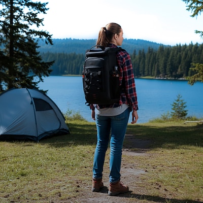 Dukap Kiva Backpack, X-Large, Black (CDKKIV18BLK)