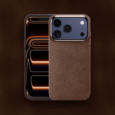 SaharaCase Indy MagSafe Phone Case for iPhone 17 Pro, Shock Absorbing, Desert Brown (CP01086)