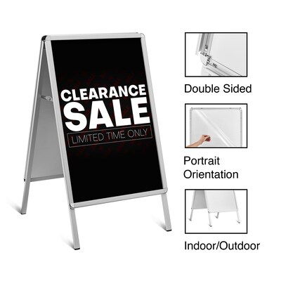 Quill Brand® 36" x 24" Aluminum Frame Board