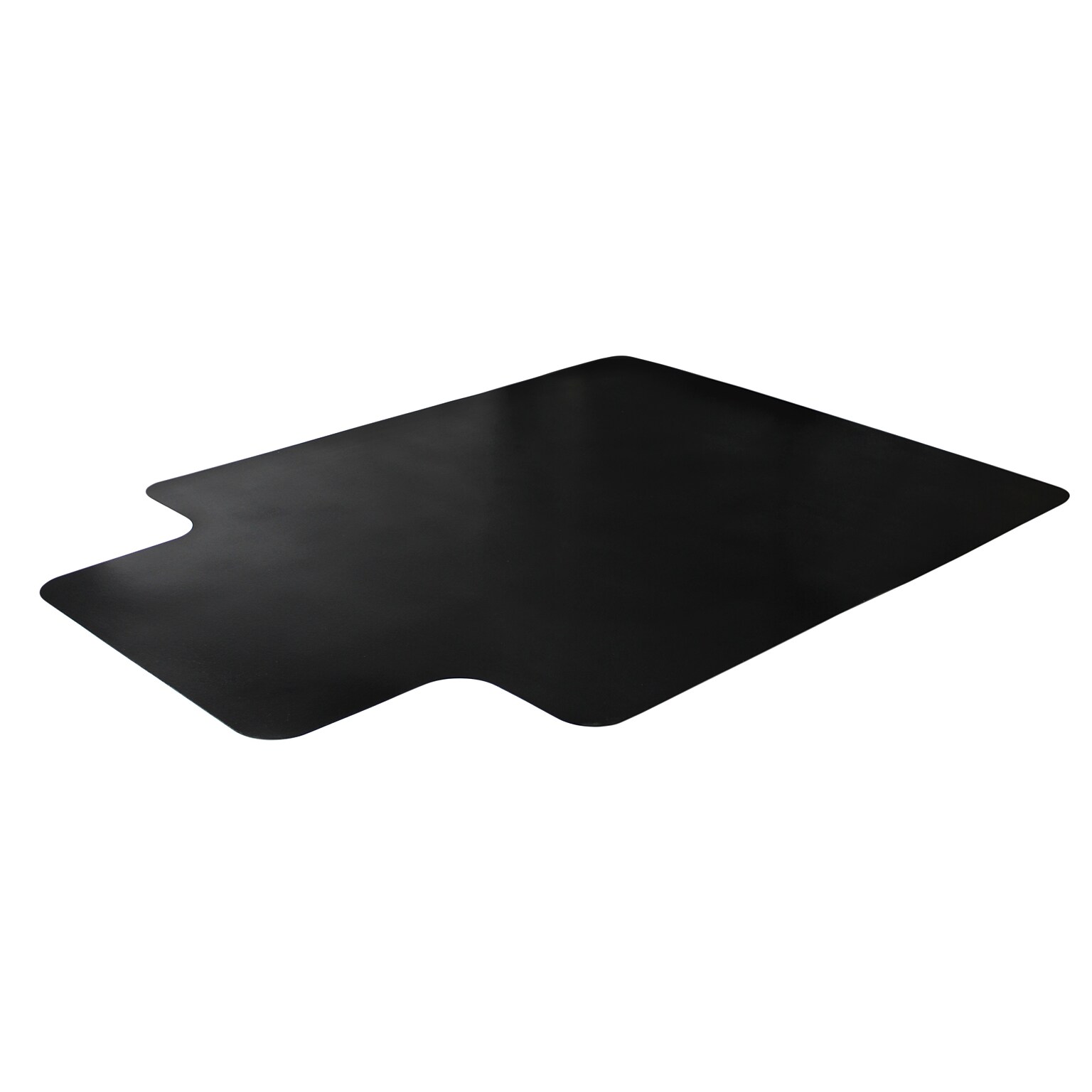 Floortex Advantagemat Chair Mat with Lip, 45 x 53, Designed for Low-Pile Carpet, Black Vinyl (FR114553LLBV)