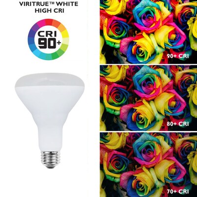 Viribright BR30 8.5 Watts Daylight LED Flood & Spot Bulb, 4/Pack (654696)