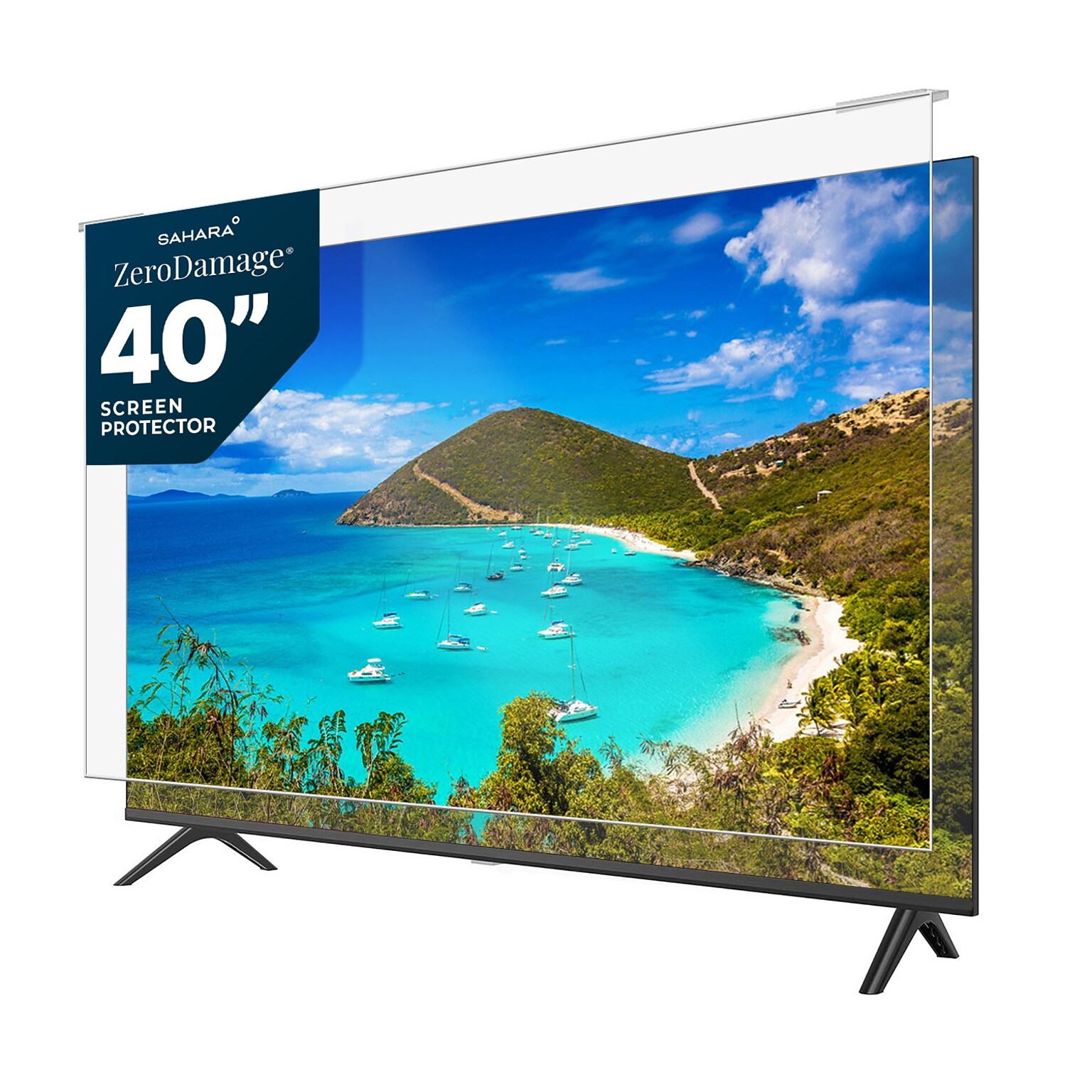 SaharaCase ZeroDamage 40 Anti-Blue Light TV Screen Protector, Clear (ZD-TV-AB-40)