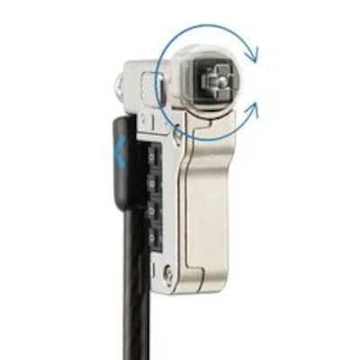 Kensington Slim N17 2.0 Combination Laptop Lock for Wedge-Shaped Slots (K65096WW)
