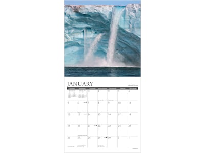 2025 Willow Creek Waterfalls 7" x 7" Monthly Wall Calendar (46005)